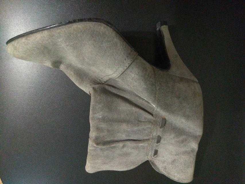 туфли сапоги женские 35 размер кожа замш