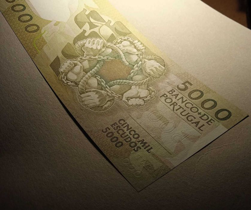 Nota 5 mil escudos 1988 Antero Quental NOVA - Envio Gratis