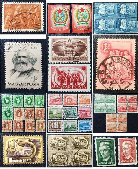 Lote com 95 selos de vários países para coleção (R019)