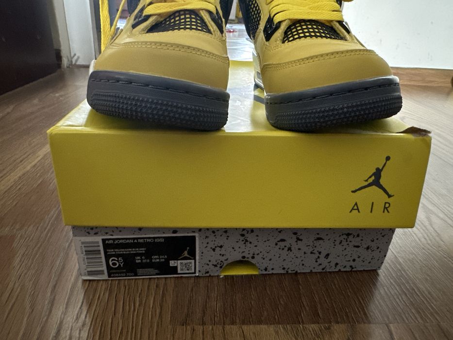 Buty nike Air Jordan 4 Lighting roz 39 żółte nowe