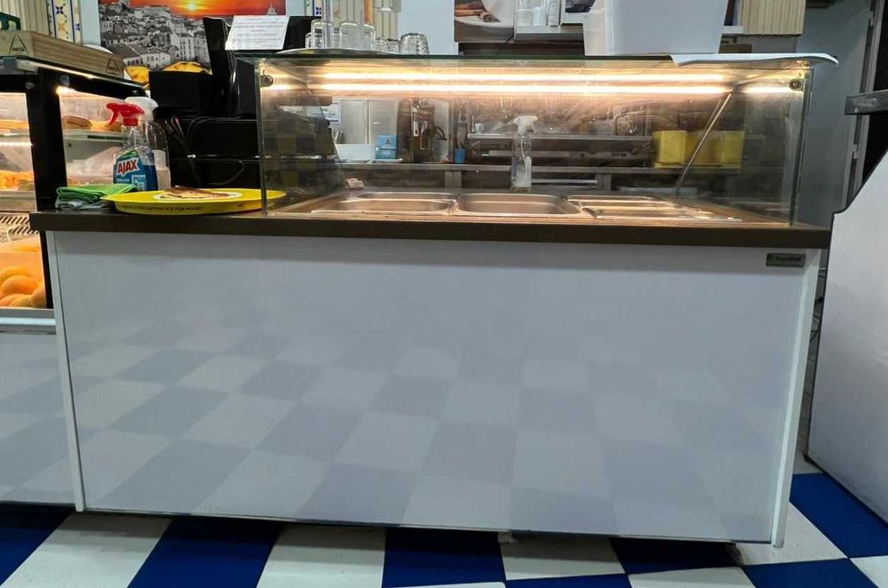 BALCÃO/VITRINE banho maria quente
