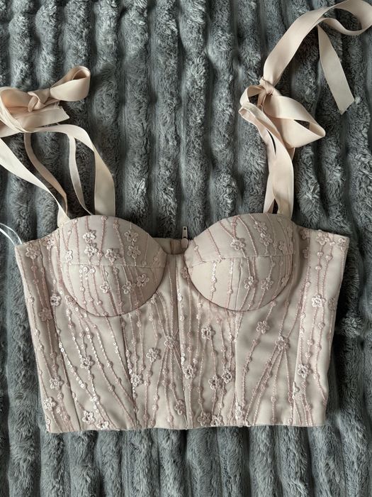 Корсет ніжного рожевого кольору з паєтками від Have Dress