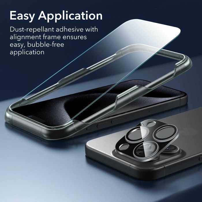 ESR Classic Set MagSafe etui iPhone 15 Pro + szkło + aparat aplikator