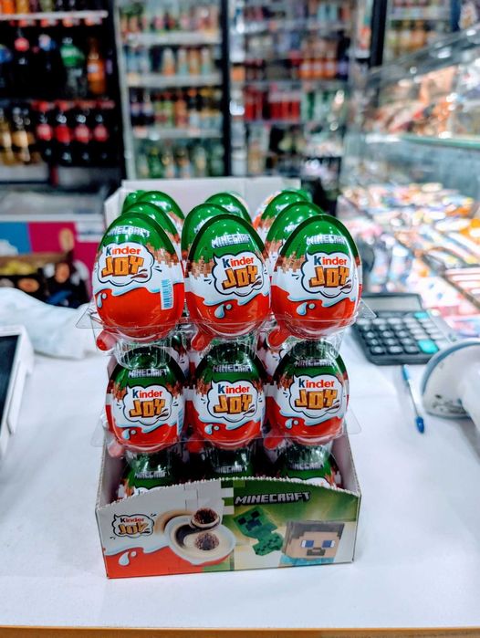 Kinder Joy Minecraft, Кіндер Джой Майнкрафт 36шт