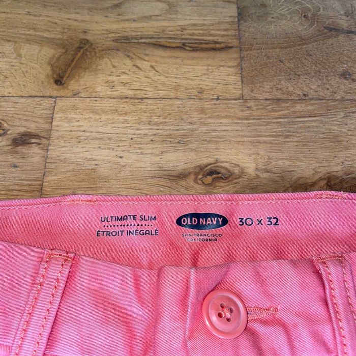 Old Navy Ultimate Slim Męskie Modne Spodnie Chinos W 30 L 32