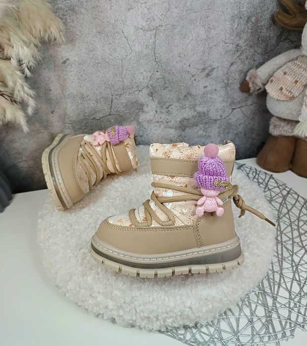 Дитячі зимові луноходи уггі чоботи для дівчинки 22 23 24 25 26 27
