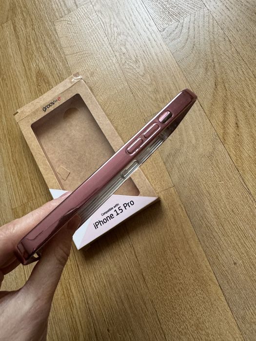 Супер чохол для Iphone 14pro i 15pro Кейс новий Rose Gold