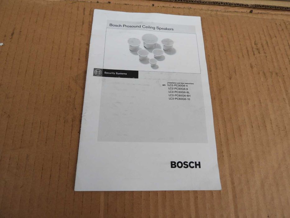 Głośniki Sufitowe  Bosch LC2‑PC30G6 ‑ 8 L