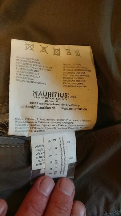 Куртка чоловіча від Mauritius Gmbh(Німеччина). Натуральна шкіра.48 р.