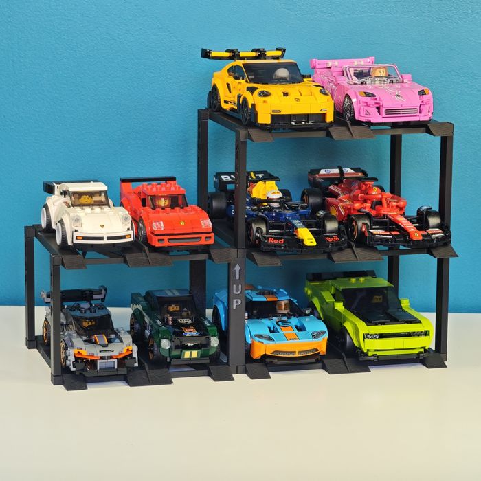 Modułowy Garaż na 6 samochodów LEGO Speed Champions