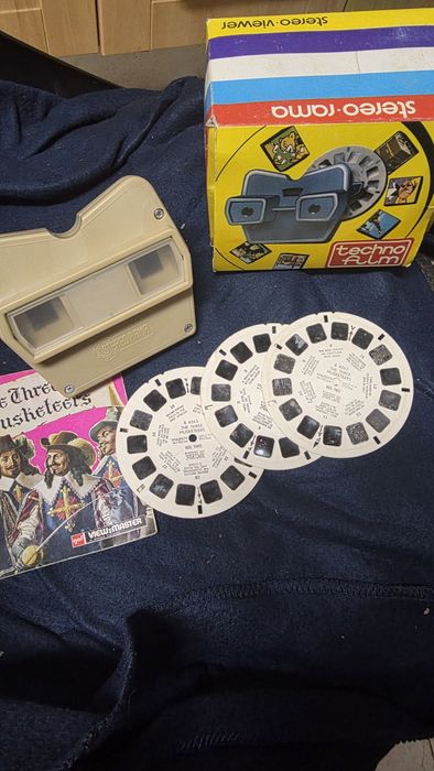 Viewmaster com 3 filmes