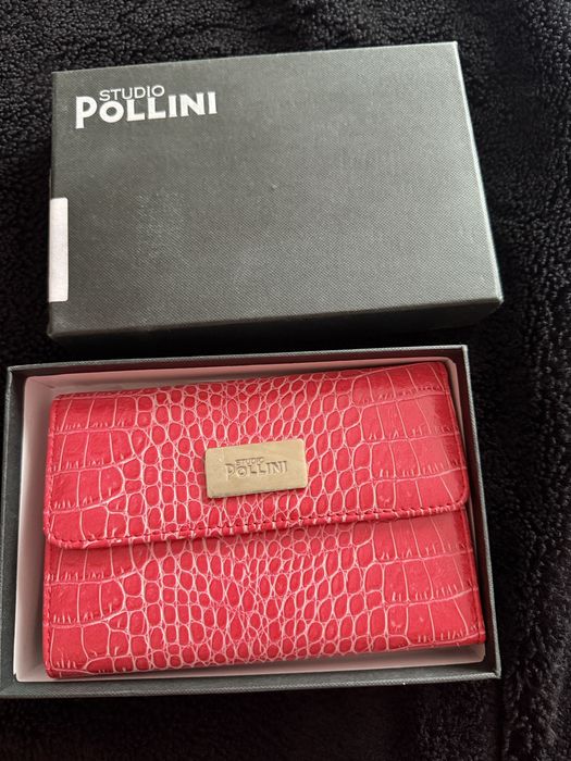 Portfel pollini studio red