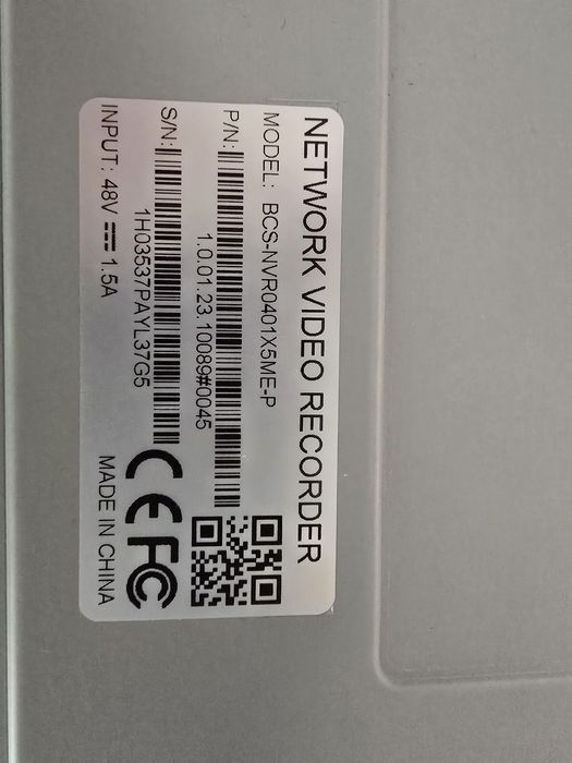 Rejestrator BCS-NVR0401X5ME-P