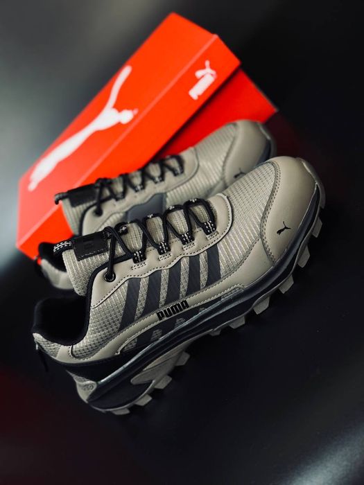 Мужские кроссовки Puma Кожаные зимние кросівки чоловічі пума зимові