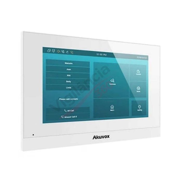 Videoporteiro IP WiFi FullHD com Monitor Touch 7” PoE NFC ONVIF - NOVO