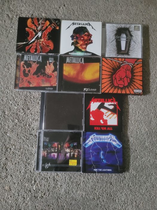 Cds de música rock metal rap