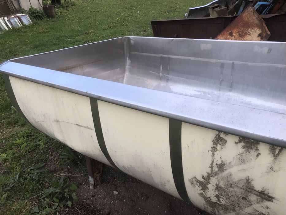 Ванни з нержавійки для молока