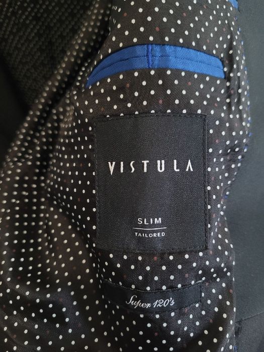 Smoking VISTULA  unikatowy custom 100% wełna Rozmiar 52 L