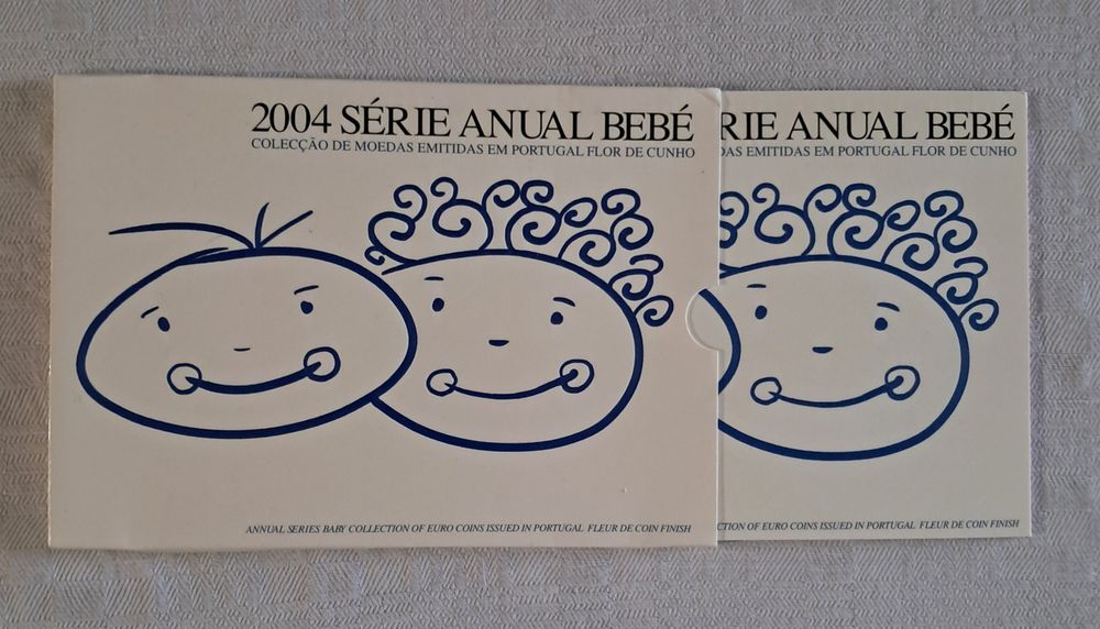 Carteira Anual de Moedas  Portugal Bebé 2004- FDC