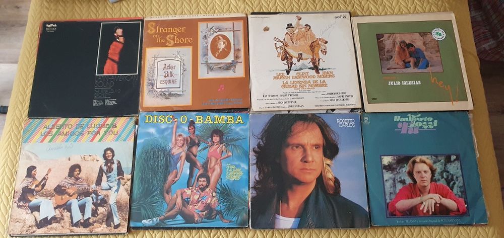 Lote de Discos de Vinil antigo