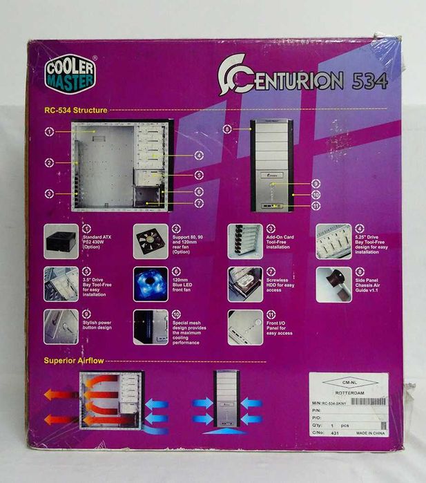 Caixa de Computador Cooler Master Centurion 534