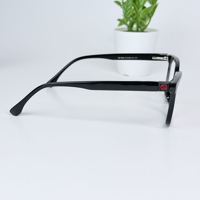 Okulary oprawki unisex nerdy czarny