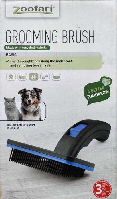 Szczotka dla psa, grooming, 2 cm