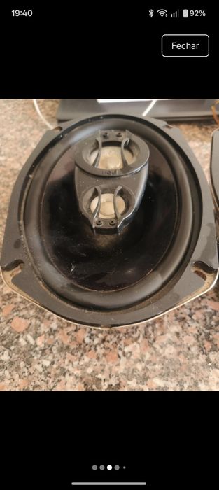 Colunas oval para carro