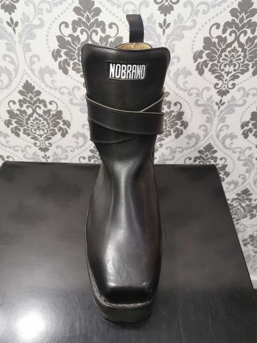 Botas originais Nobrand Pele Preta Tamanho 43 Europa