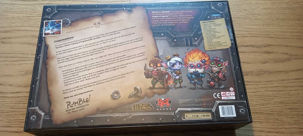 Mechs vs Minions gra planszowa League of Legends