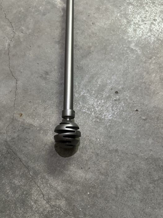 Kit Varão cinza Extensível 210-380cm