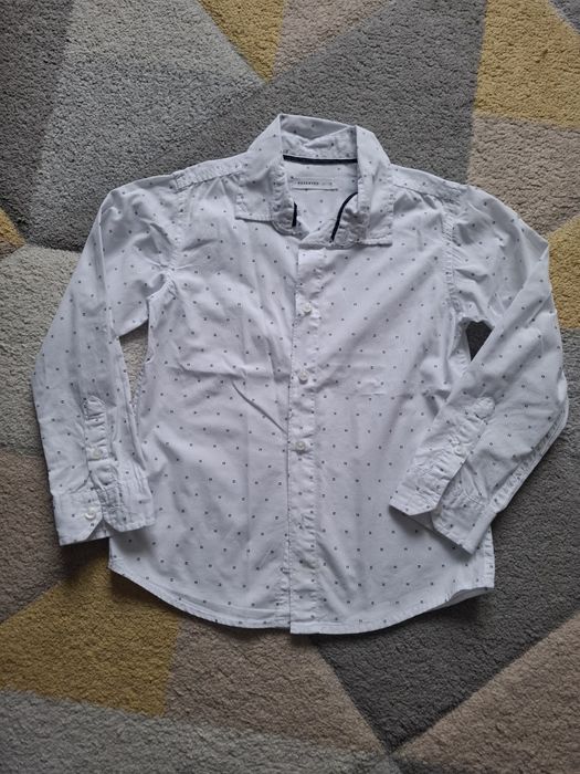 Sweterek Rebel + koszula Reserved r. 116/122