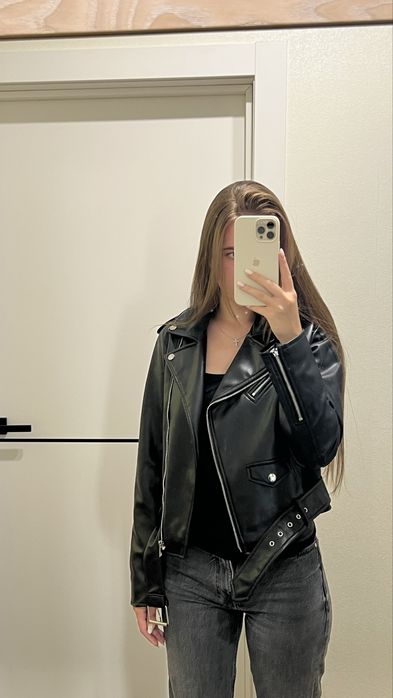Шкіряна куртка Zara