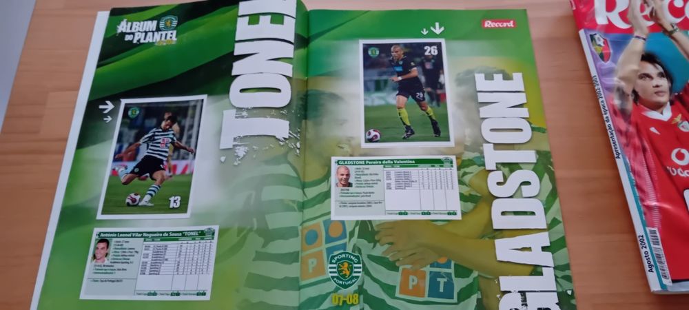 Caderneta Completa Sporting: Plantel 07-08