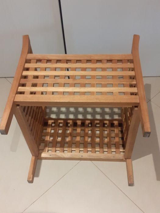 Siedzisko / schowek drewniany