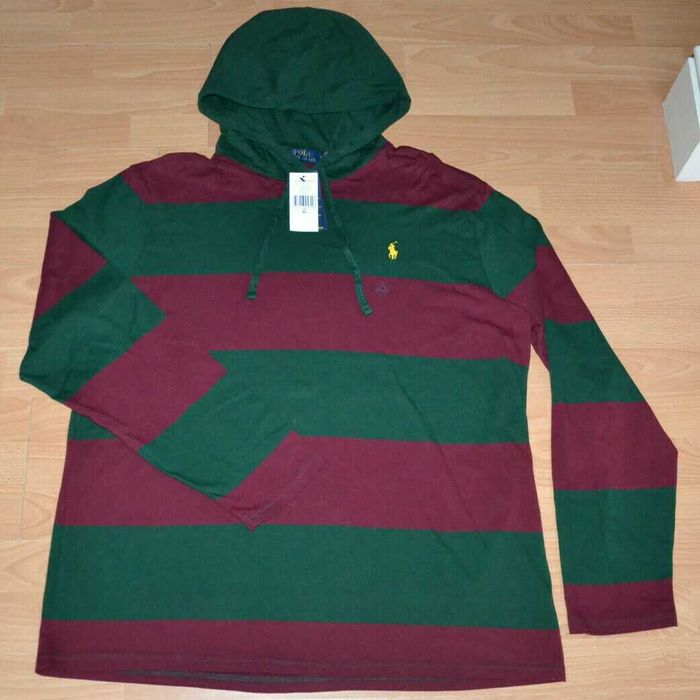 Nowa Bluza POLO RALPH LAUREN Kaptur Męska Roz L Oryginalna 100%