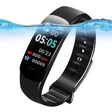 Smart Band C1 Plus pomiar ciśnienia puls sen kroki aplikacja