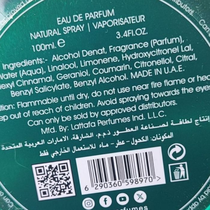 Orginał!!! Lattafa Mayar Natural Intense 100 ml