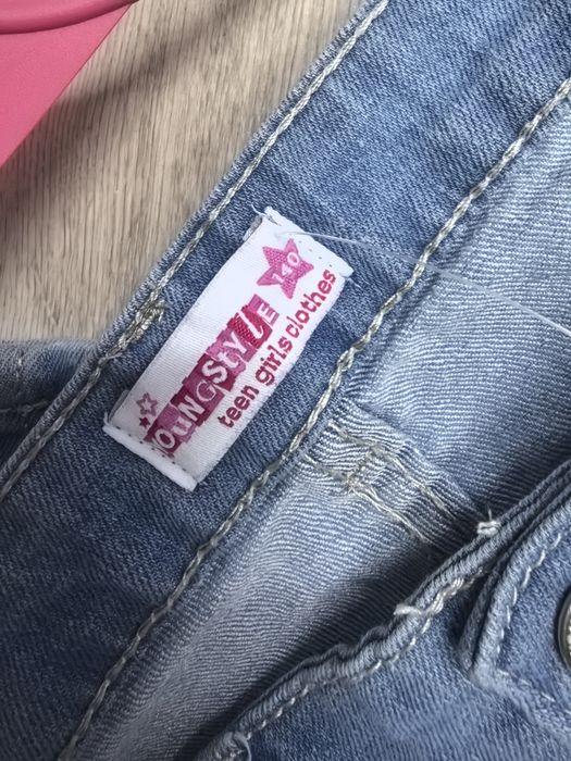 Jeansy dziewczęce Youngstyle r 140