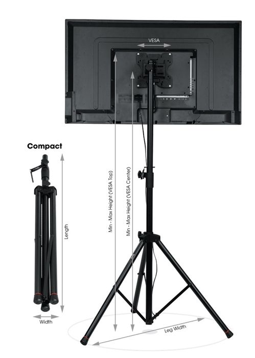 Suporte de TV profissional novo
