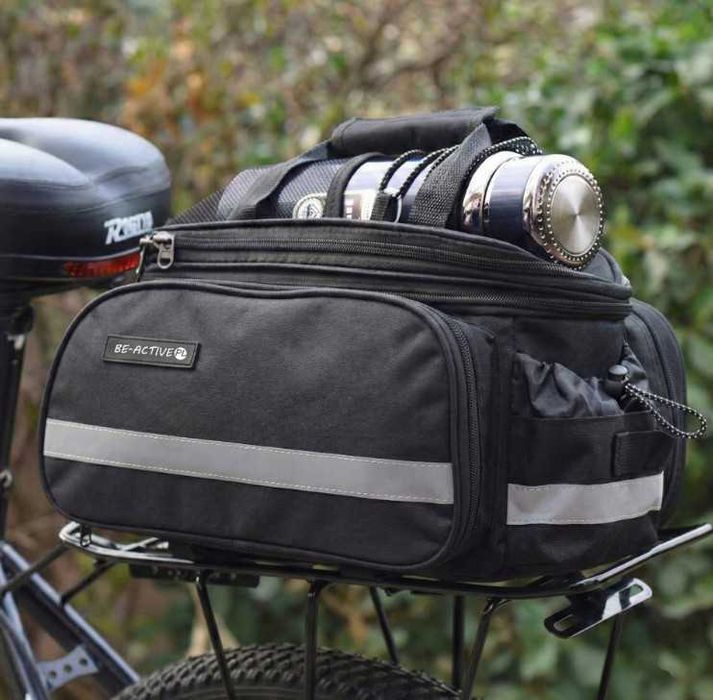 Torba Sakwa Rowerowa na Bagażnik Roweru Wodoodporna Odblaski 30L