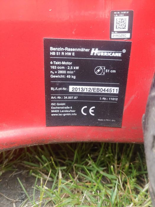 Kosiarka spalinowa jak nowa z napędem