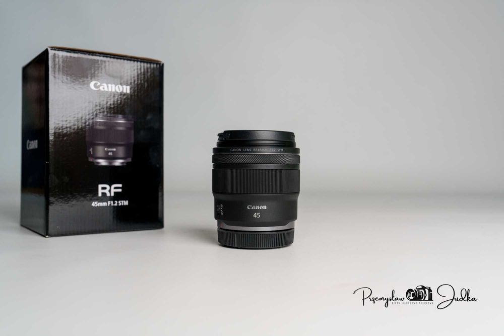 Canon RF 45mm f/1.2 STM RF 45/1.2  | Stan Idealny | Pełen Komplet | faktura