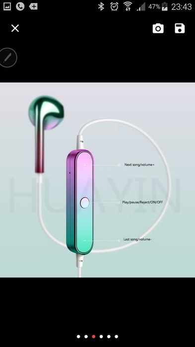 Orunjo S6 bezprzewodowe słuchawki tik tok AKG Stereo cięż