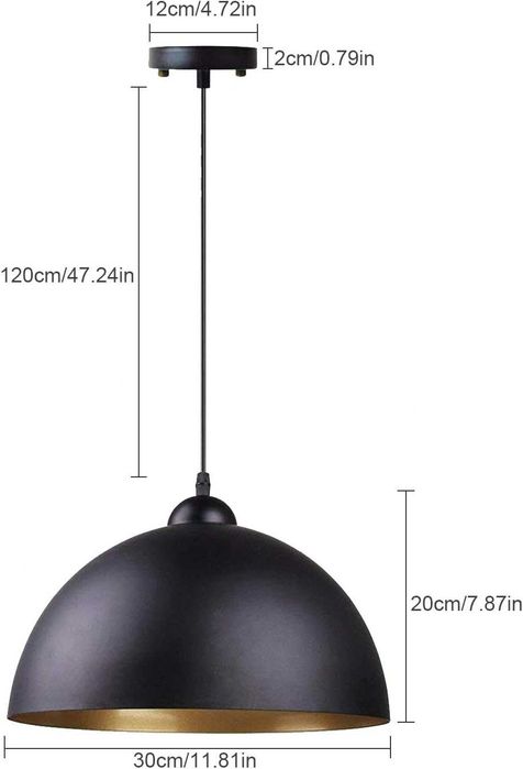 Nowoczesna Lampa Wisząca Oprawa E27