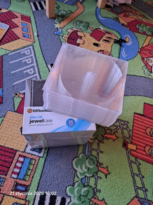 Cd/dvd case 12xpodwójne, 25 x pojedyncze