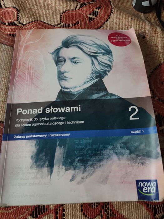 Ponad słowami 2 - cześć 1 podręcznik do polskiego - dla liceum i technikum