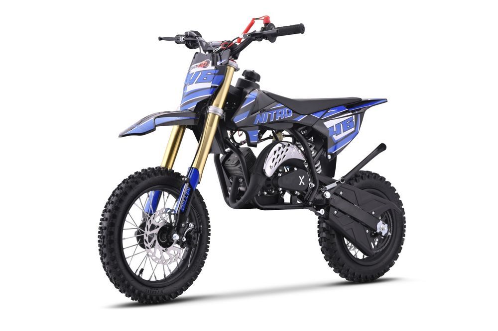 Motor Mini Cross Spalinowy Nitro 60Cc Niebieski