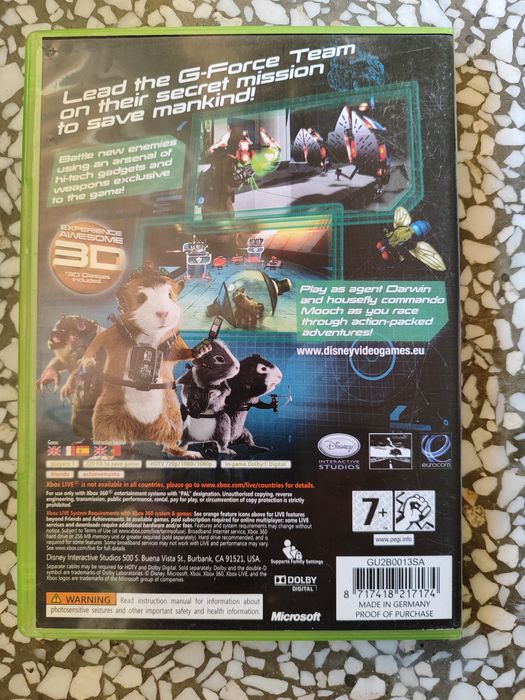 Disney G-Force Xbox 360