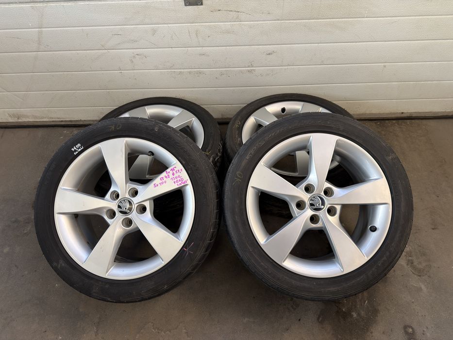 Koła letnie 16” 5x100 Oryginalna Skoda